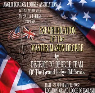 The Anglo Foreign Lodges Association Re-union Meeting